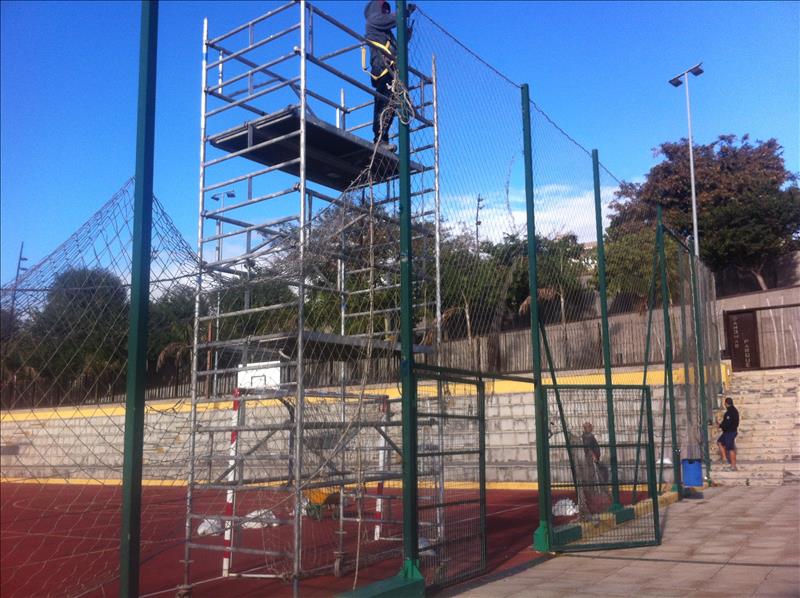 El OAD Laguna acomete obras en diferentes instalaciones deportivas del municipio 