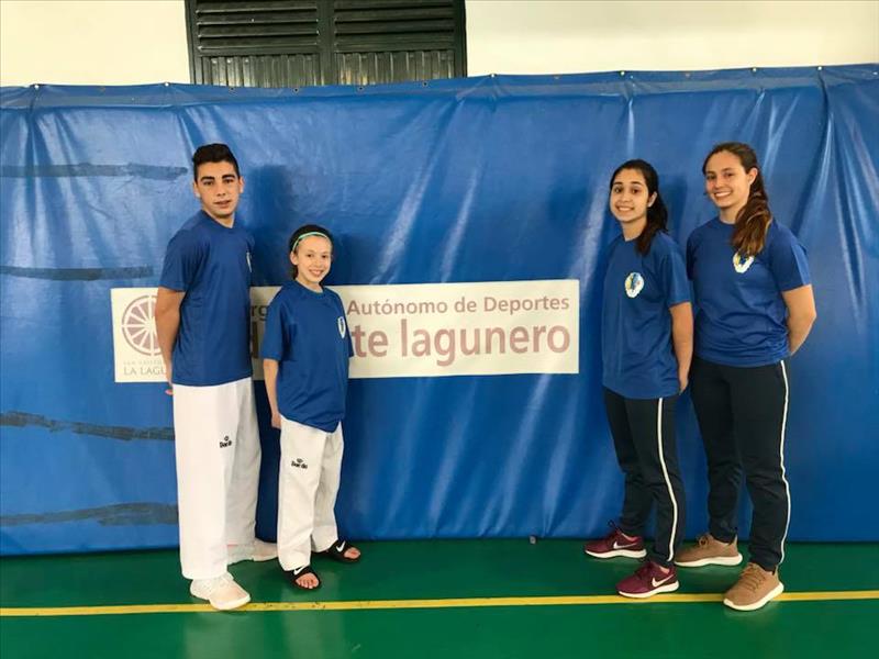 La Escuela de Taekwondo de La Laguna logra 4 pases para el Campeonato Nacional de esta modalidad deportiva