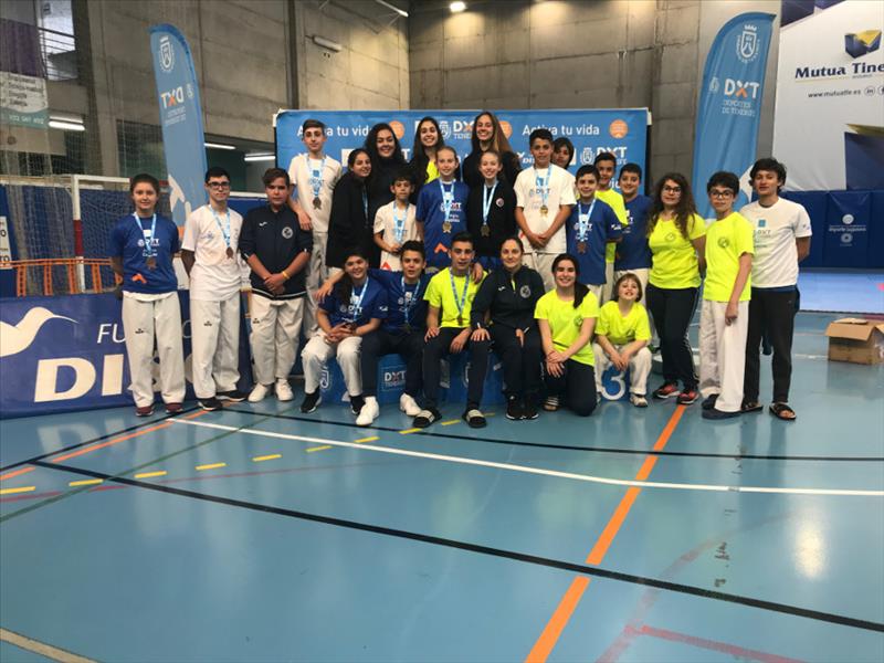 La Escuela de Taekwondo de La Laguna consigue 19 medallas en los Juegos Cabildo de Tenerife