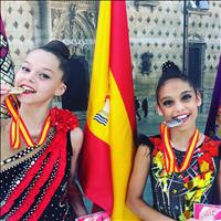 Dos gimnastas del Club Corarenal, se subieron al pódium del Campeonato de España 