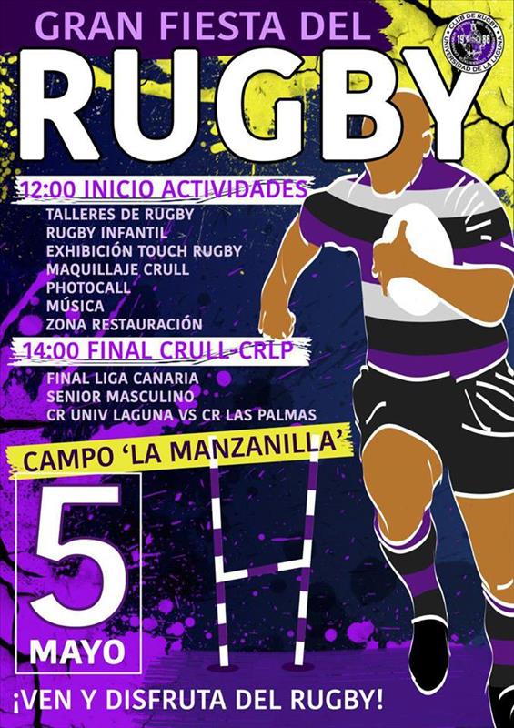 El Estadio La Manzanilla acoge el sábado la final de la Liga Canaria de Rugby