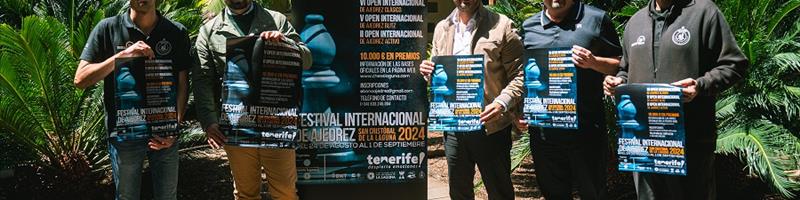 Grandes jugadores y maestros se darán cita en la segunda edición del Festival Internacional de Ajedrez La Laguna 2024
