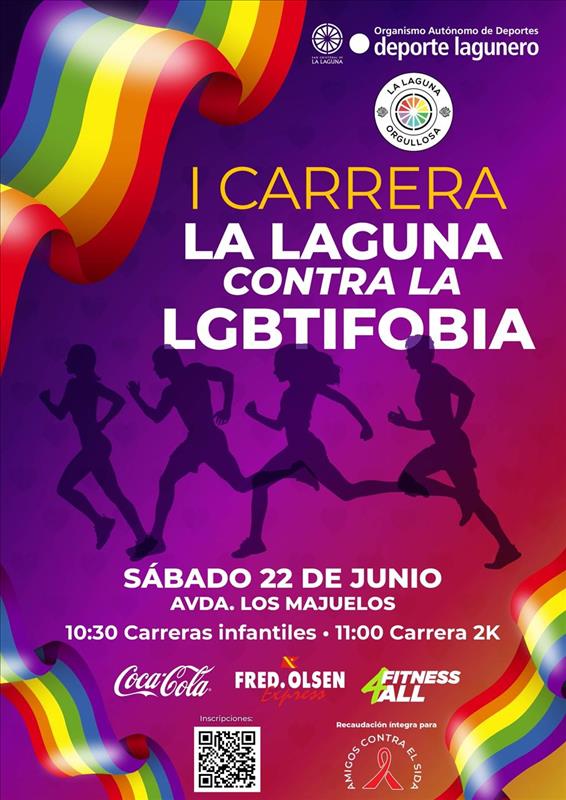 Abiertas las inscripciones para la ‘I Carrera La Laguna contra la LGBTIfobia’