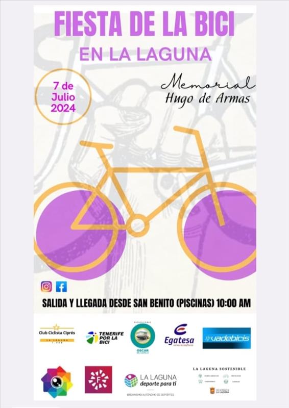 La Fiesta de la Bici de La Laguna celebra su tercera edición como Memorial Hugo de Armas