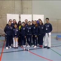 La Escuela de La Laguna logra cuatro triunfos en la Copa Federación Insular de Tenerife de taekwondo  