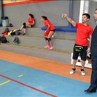 Agustín Hernández conoce el proyecto deportivo del CDV Yejarafe 