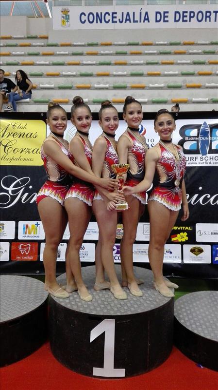 El Club Damae logra dos triunfos en el Trofeo Federación de Canarias de Gimnasia Rítmica   