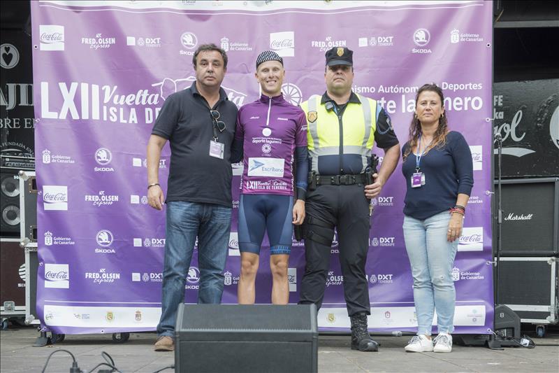 Erlend Sor, líder de la LXII Vuelta Ciclista Isla de Tenerife 