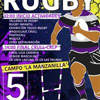 El Estadio La Manzanilla acoge el sábado la final de la Liga Canaria de Rugby