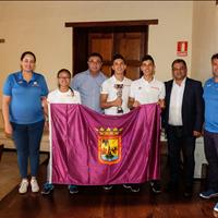 Los campeones de España por clubes del Centro Deportivo Shurite reciben el reconocimiento del Ayuntamiento de La Laguna