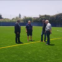 El ayuntamiento de La Laguna renueva el campo de fútbol anexo al Francisco Peraza