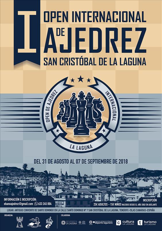La Laguna acoge a grandes figuras del ajedrez mundial en el I Torneo Internacional de Ajedrez Ciudad de La Laguna