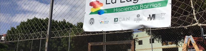 ‘La Laguna Haciendo Barrios’ trabaja actualmente en la mejora y acondicionamiento de seis instalaciones deportivas del municipio