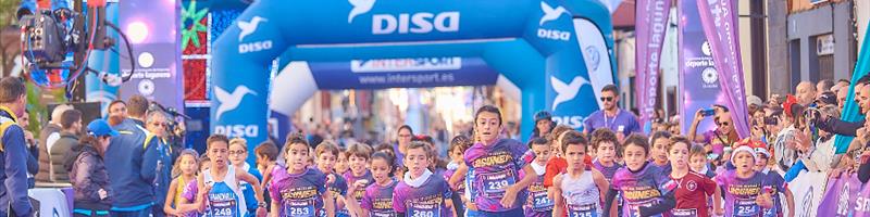 La cantera tinerfeña también despide el año haciendo deporte en la San Silvestre Infantil