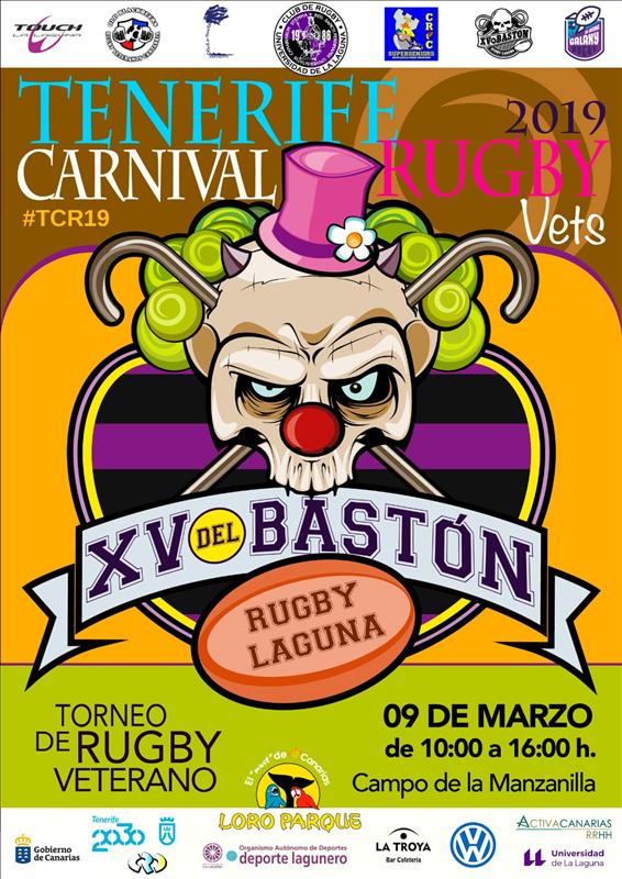 El XV del Bastón organiza este sábado el Torneo de Veteranos ‘Tenerife Carnival Rugby’