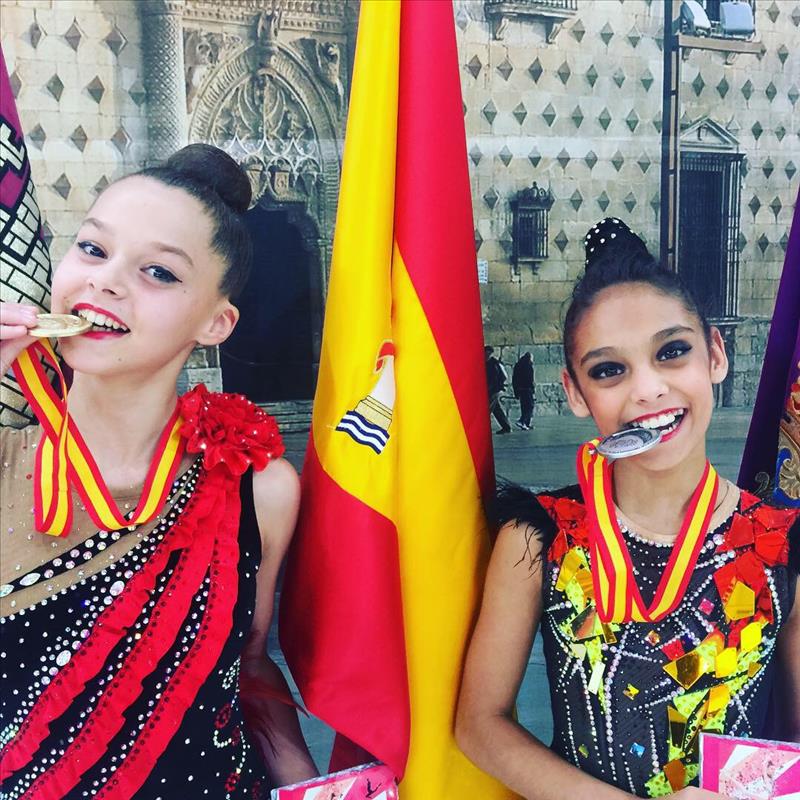 Dos gimnastas del Club Corarenal, se subieron al pódium del Campeonato de España 