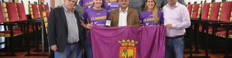 El alcalde de La Laguna recibe al recién ascendido CDB Clarinos