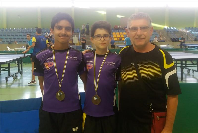 El Club lagunero Celada, se colgó dos medallas en el Campeonato de Canarias Alevín 