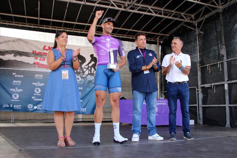Eanon L.Franck, primer líder de la Vuelta Ciclista Isla de Tenerife