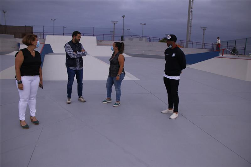 El OAD Laguna culmina las obras del skatepark de Punta del Hidalgo 