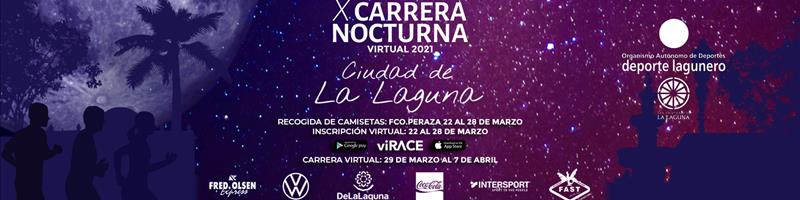 La X edición de la Carrera Nocturna Ciudad de La Laguna se celebrará del 29 de marzo al 7 de abril de manera virtual