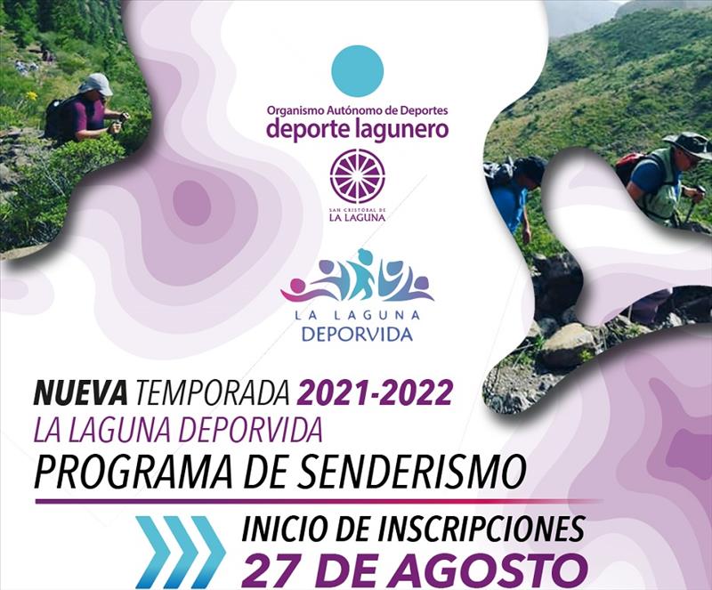 Programa de Senderismo La Laguna DeporVida, para la nueva temporada 2021-2022