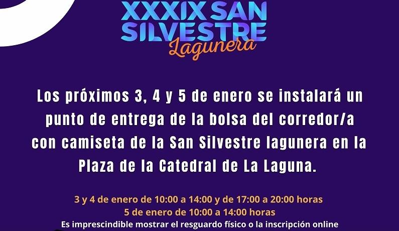 Información para las personas inscritas en la XXXIX San Silvestre 2021 de La Laguna.