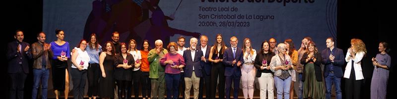 La Laguna premia a diez clubes y entidades en la Gala de los Valores del Deporte