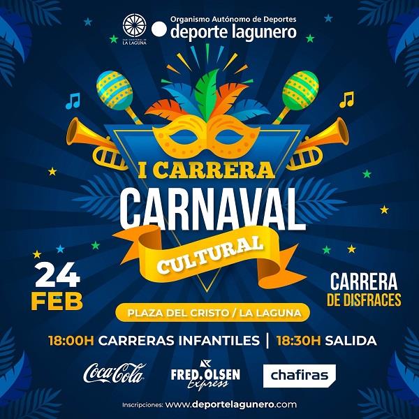 La Laguna combina este sábado deporte, diversión y fantasía gracias a la ‘I Carrera Carnaval Cultural’