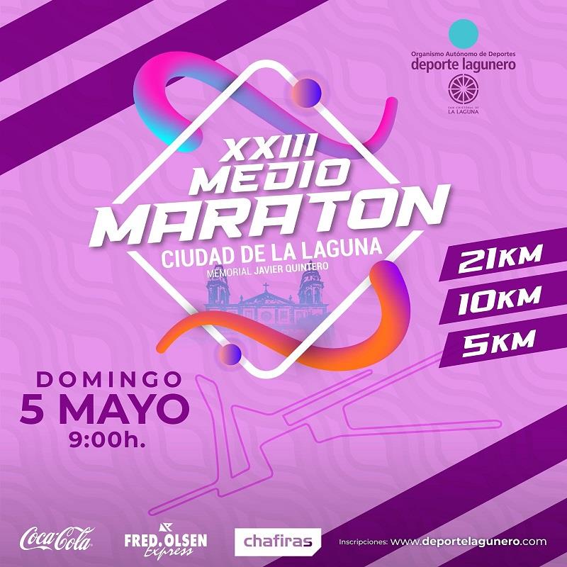 El Ayuntamiento abre las inscripciones para la XXIII Media Maratón Ciudad de La Laguna