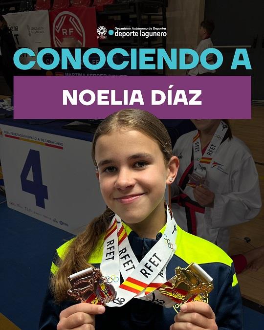 Conociendo a… Noelia Díaz, del Club Escuela Taekwondo La Laguna